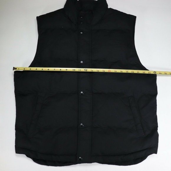 St. John’s Bay Mens Black Polyester Vest Size Larg - Picture 5 of 5